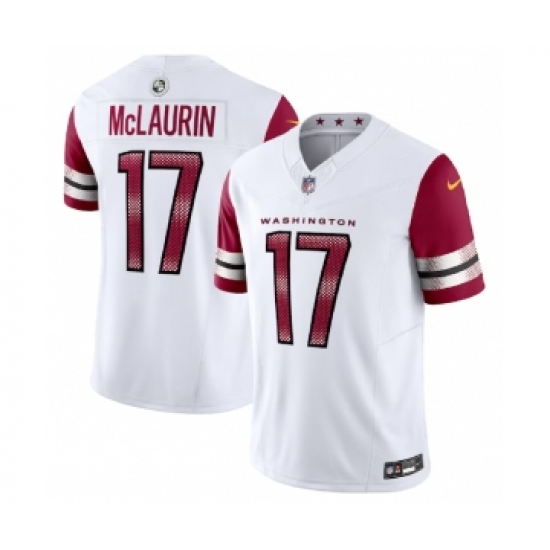 Men's Nike Washington Commanders #17 Terry McLaurin White 2023 F.U.S.E. Vapor Limited Football Stitched Jersey - Ujersey