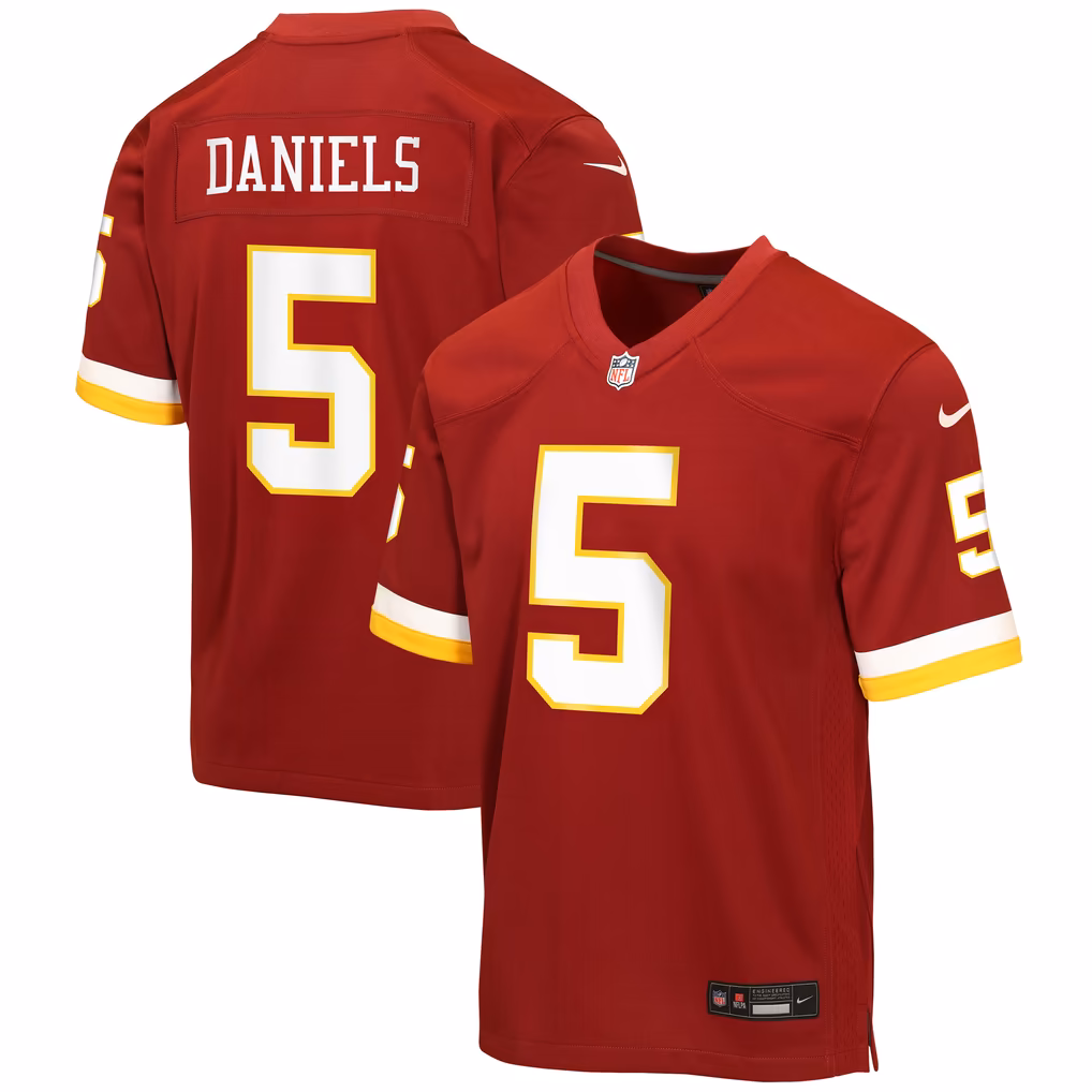 Youth Washington Commanders Nike Burgundy Game Jersey