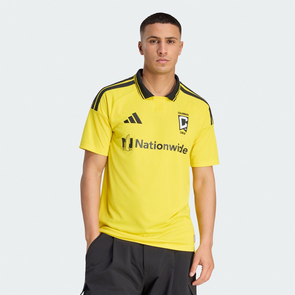 Men's Columbus Crew adidas Yellow 2026 The Crafted for Excellence Kit Replica Jersey - Ujersey