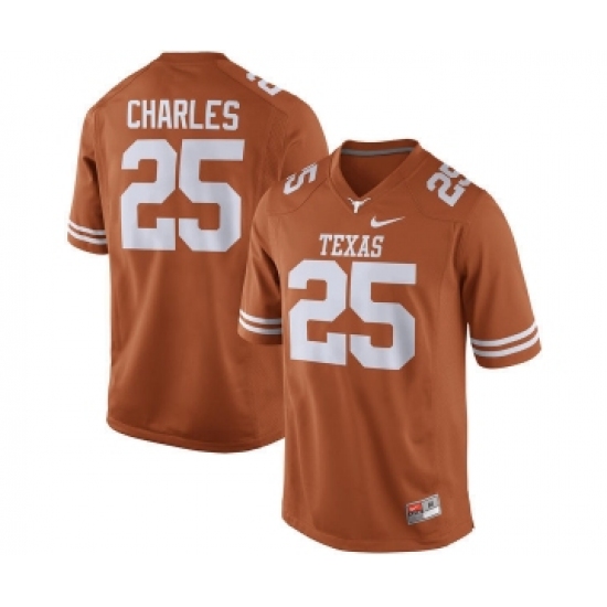 Texas Longhorns 25 Jamaal Charles Orange Nike College Jersey - Ujersey