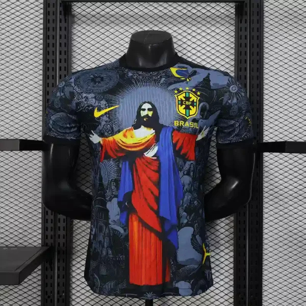 Brazil Soccer Jersey Jesus Special Edition Shirt 2025 - Ujersey NHL