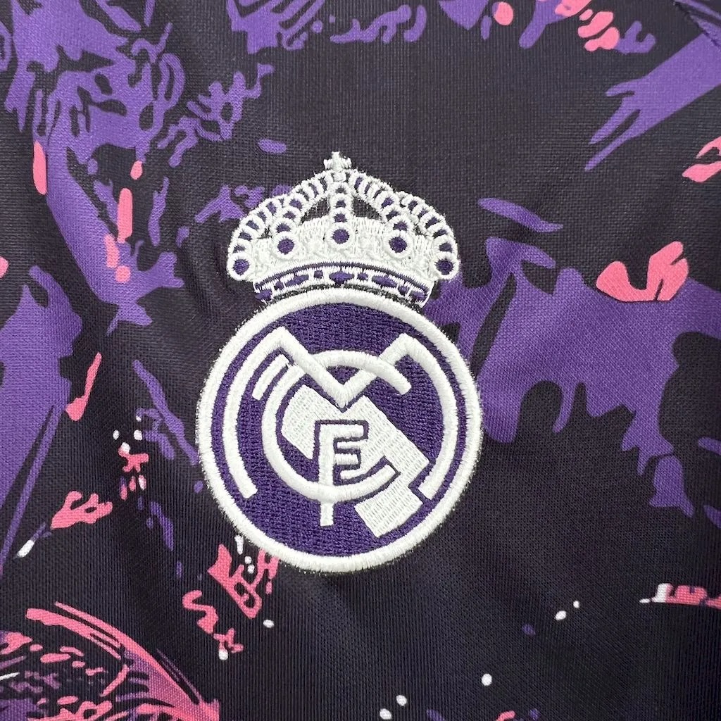 Real Madrid Soccer Jersey Purple Special Edition Custom Shirt 2024/25 - ujerseystore