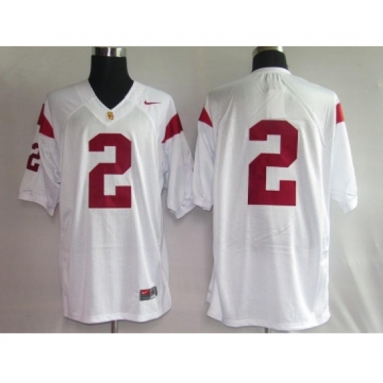 USC Trojans 2 white Jerseys - Ujersey