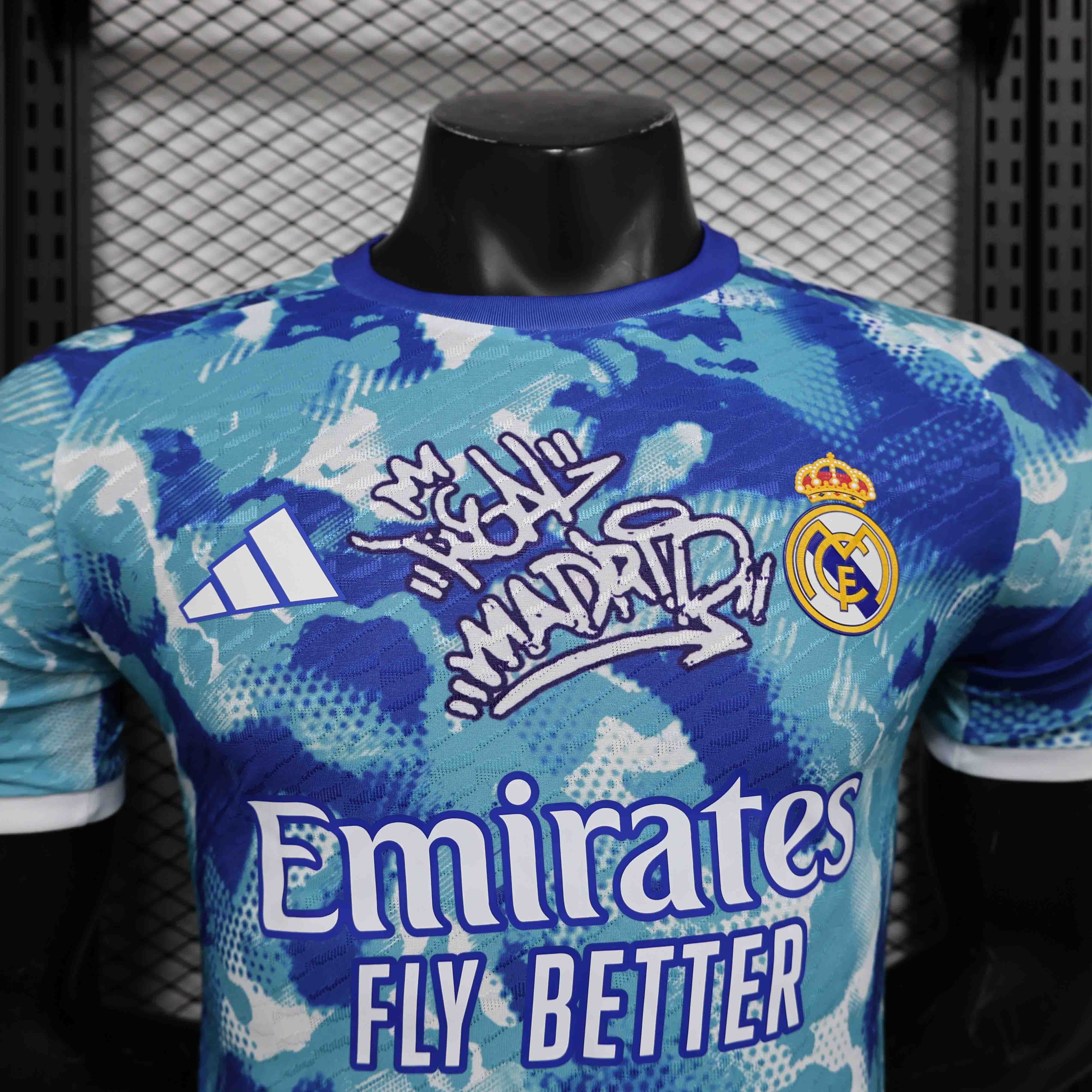 Real Madrid Soccer Jersey Ocean Special Edition Shirt 2024/25