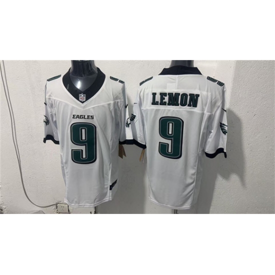 Men's Philadelphia Eagles #9 Makai Lemon White 2026 F.U.S.E. Draft Vapor Untouchable Limited Football Stitched Jersey - Ujersey