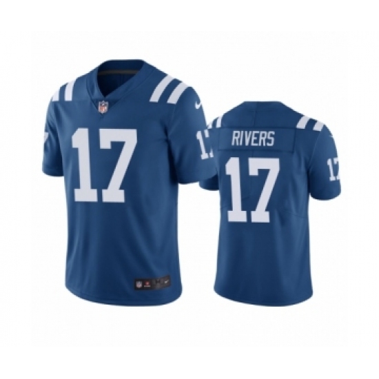 Indianapolis Colts #17 Philip Rivers Royal Blue Team Color Vapor Untouchable Limited Player Football Jersey - Ujersey