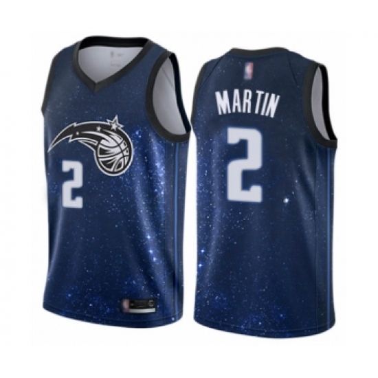 Men's Orlando Magic #2 Jarell Martin Authentic Blue Basketball Jersey - City Edition - Ujersey
