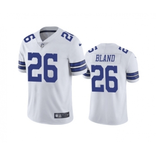 Men's Nike Dallas Cowboys #26 DaRon Bland White Vapor Untouchable Limited Stitched Football Game Jersey