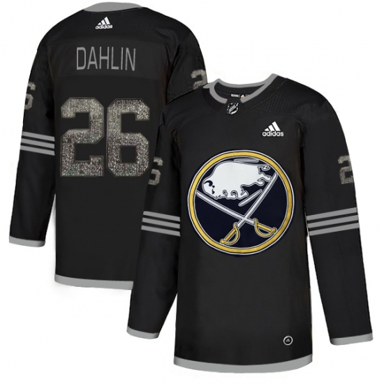 Men's Adidas Buffalo Sabres #26 Rasmus Dahlin Black Authentic Classic Stitched NHL Jersey - Ujersey
