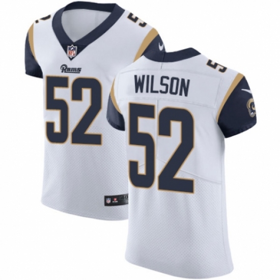 Men's Nike Los Angeles Rams #52 Ramik Wilson White Vapor Untouchable Elite Player NFL Jersey - Ujersey