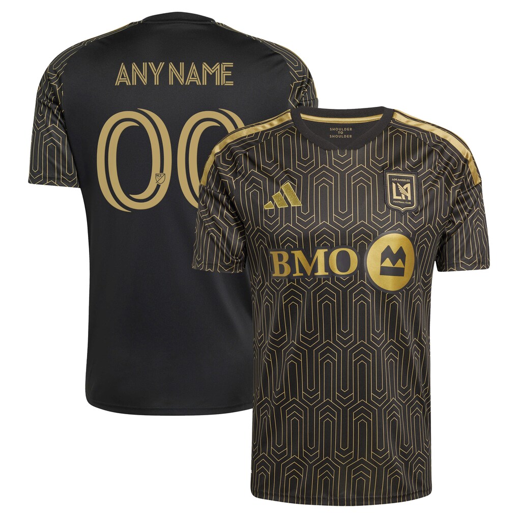 Men's LAFC adidas Black 2026 2026 Primary Kit Replica Custom Jersey - Ujersey
