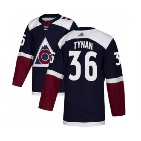 Youth Colorado Avalanche #36 T.J. Tynan Authentic Navy Blue Alternate Hockey Jersey - Ujersey
