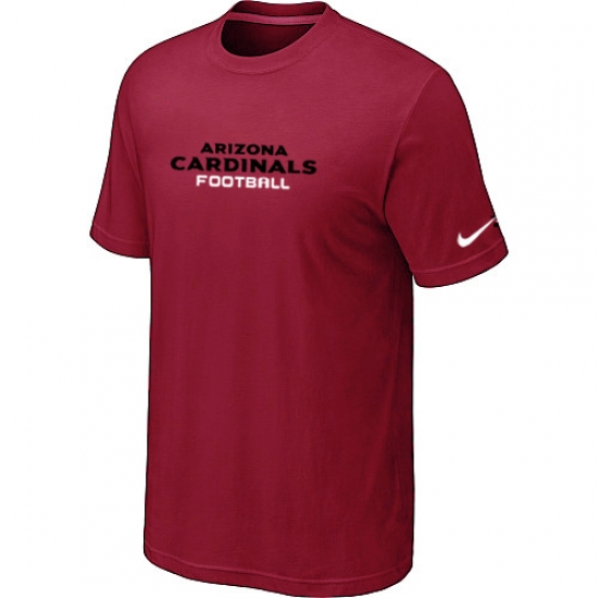 Nike Arizona Cardinals Sideline Legend Authentic Font Dri-FIT NFL T-Shirt Red - Ujersey