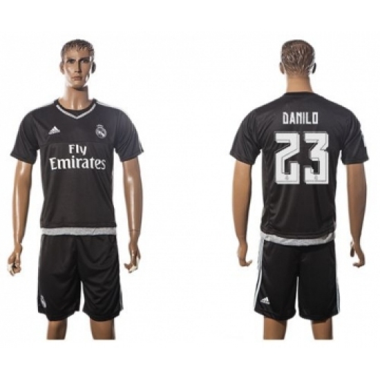 Real Madrid #23 Danilo Black Soccer Club Jersey