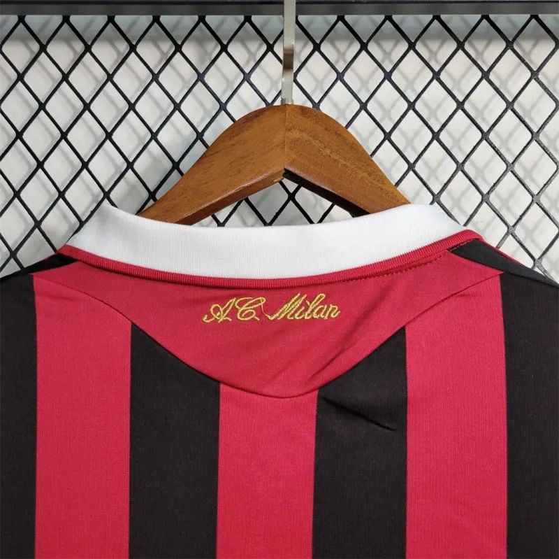 AC Milan Retro Soccer Jersey Home Custom Shirt 2009/10 - ujerseystore
