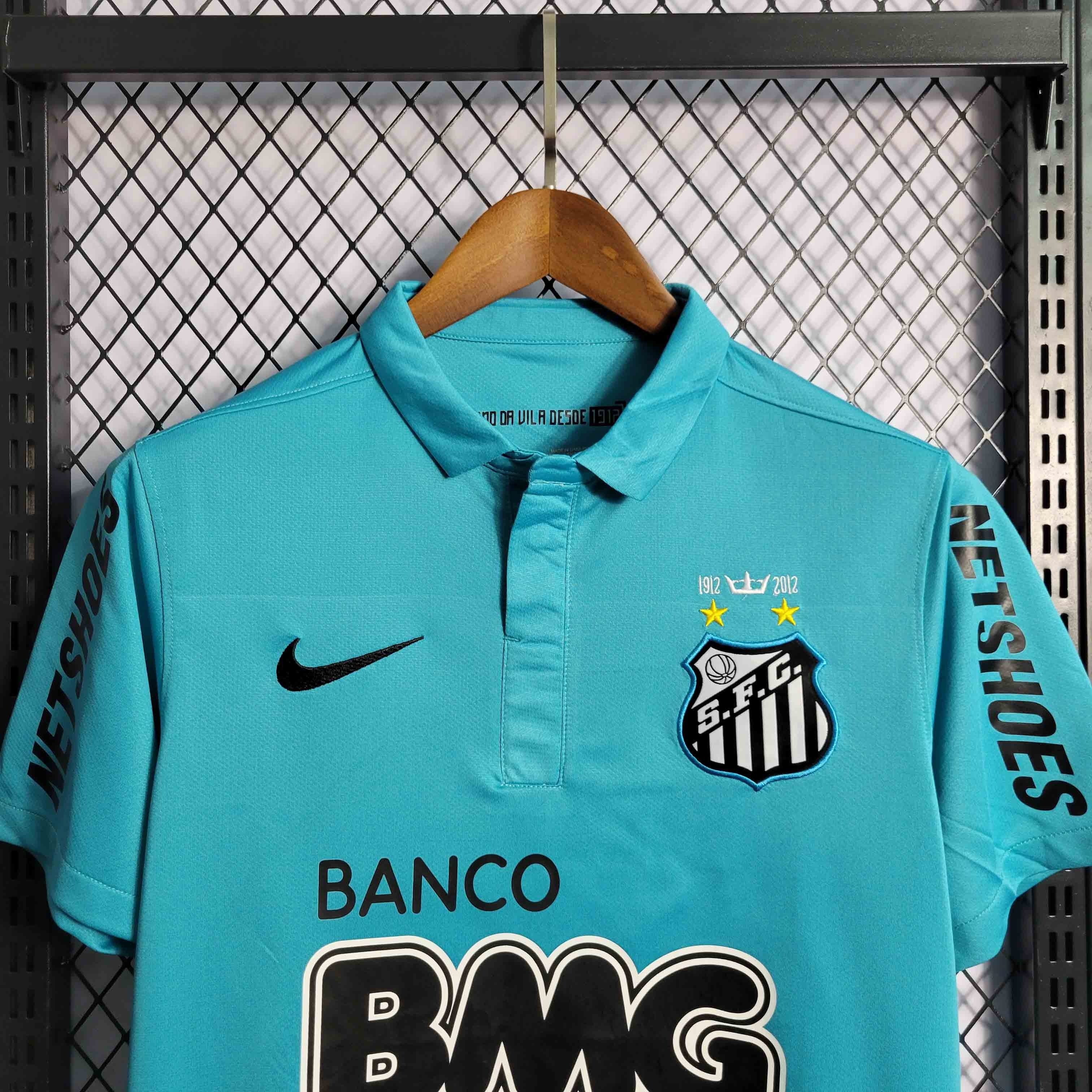 Santos FC Retro Soccer Jersey Third Away Custom Shirt 2012 - U-jersey