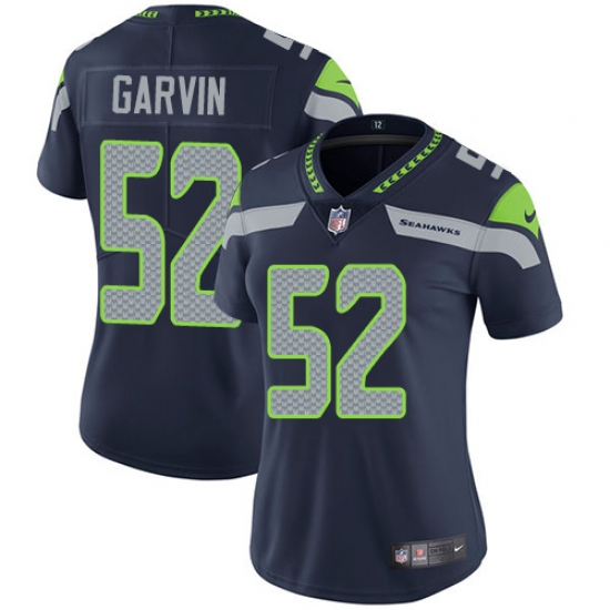 Women's Nike Seattle Seahawks #52 Terence Garvin Navy Blue Team Color Vapor Untouchable Elite Player NFL Jersey - Ujersey