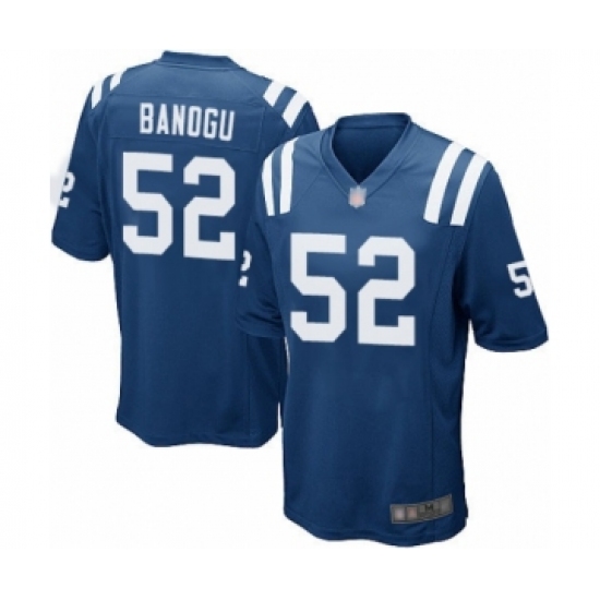 Men's Indianapolis Colts #52 Ben Banogu Game Royal Blue Team Color Football Jersey - Ujersey