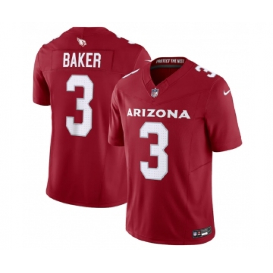 Men's Arizona Cardinals #3 Budda Baker Red Vapor Untouchable F.U.S.E. Limited Stitched Football Jersey - Ujersey