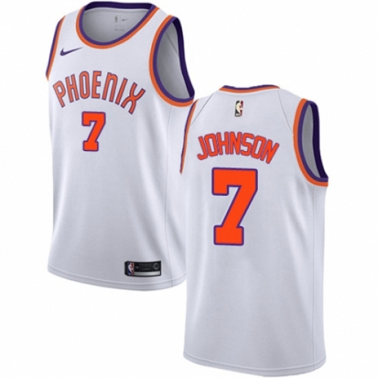 Youth Nike Phoenix Suns #7 Kevin Johnson Authentic NBA Jersey - Association Edition - Ujersey