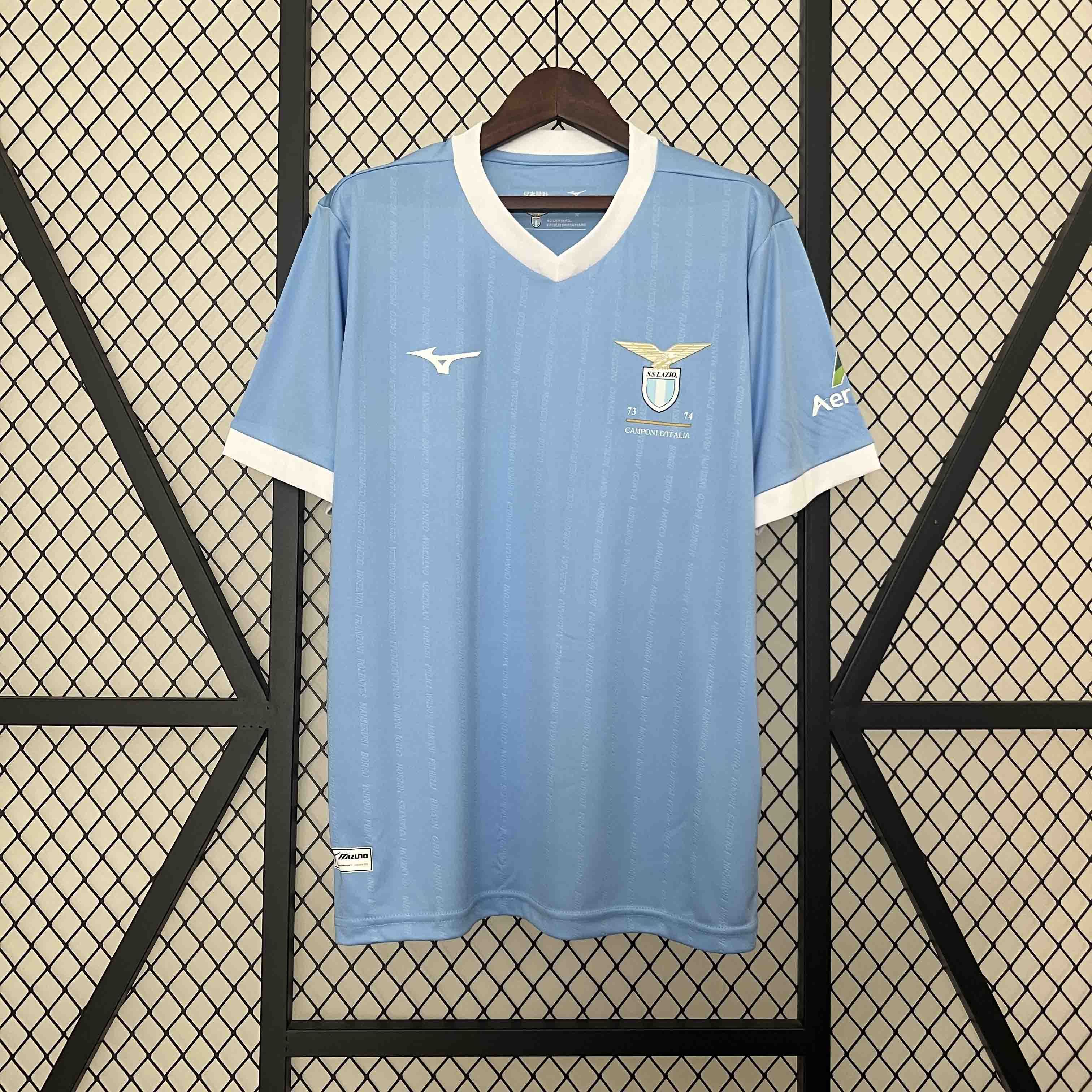 Lazio Soccer Jersey 50th Anniversary Custom Shirt 2024/25 - ujerseystore
