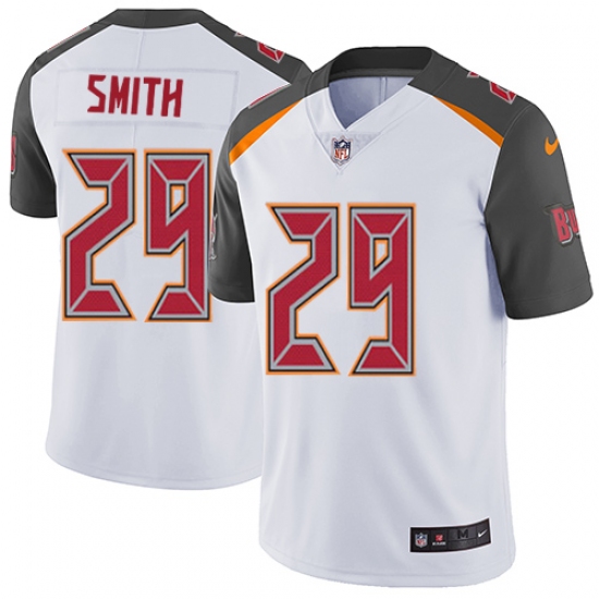 Youth Nike Tampa Bay Buccaneers #29 Ryan Smith White Vapor Untouchable Elite Player NFL Jersey - Ujersey