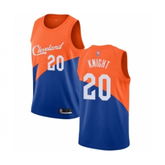 Women's Cleveland Cavaliers #20 Brandon Knight Swingman Blue Basketball Jersey - City Edition - Ujersey