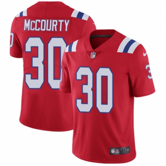 Youth Nike New England Patriots #30 Jason McCourty Red Alternate Vapor Untouchable Limited Player NFL Jersey - Ujersey