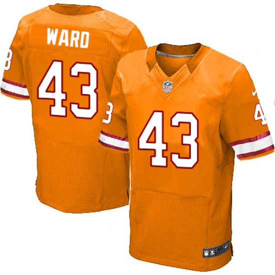 Men's Nike Tampa Bay Buccaneers #43 T.J. Ward Elite Orange Glaze Alternate NFL Jersey - Ujersey