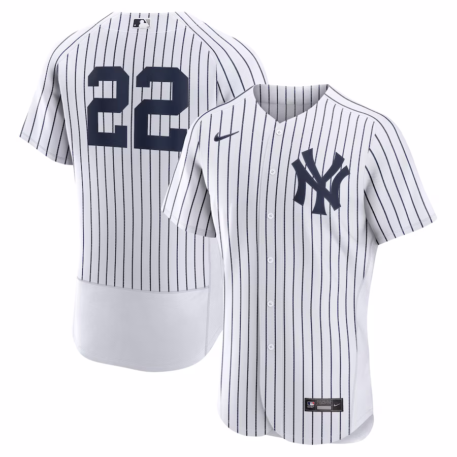 Men's New York Yankees Juan Soto Nike White Home Authentic Player Jersey - Ujersey NHL