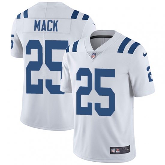 Youth Nike Indianapolis Colts #25 Marlon Mack Elite White NFL Jersey - Ujersey