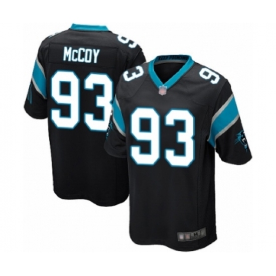 Men's Carolina Panthers #93 Gerald McCoy Game Black Team Color Football Jersey - Ujersey