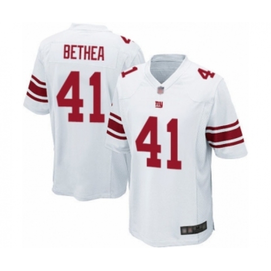 Men's New York Giants #41 Antoine Bethea Game White Football Jersey - Ujersey