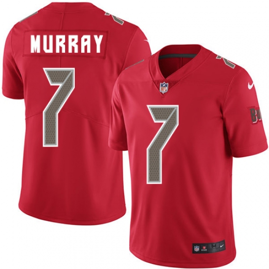 Men's Nike Tampa Bay Buccaneers #7 Patrick Murray Limited Red Rush Vapor Untouchable NFL Jersey - Ujersey