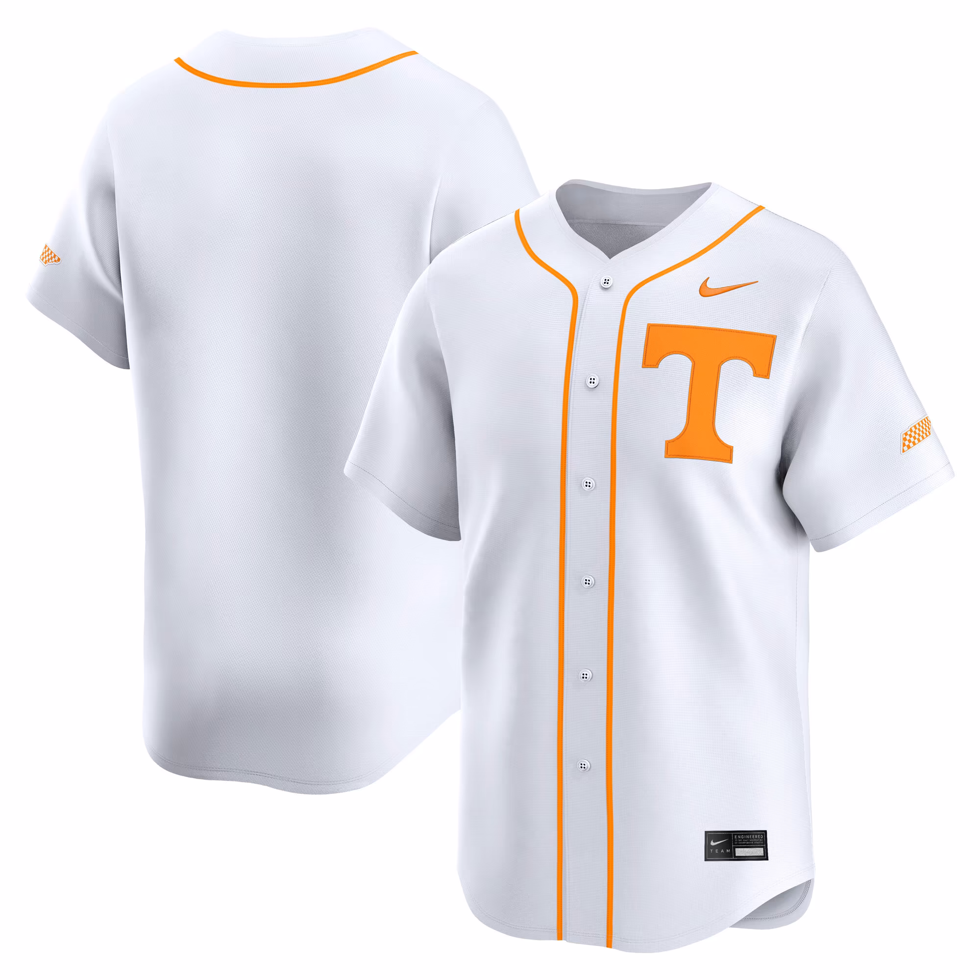 Men's Nike White Tennessee Volunteers Baseball Limited Jersey - Ujersey