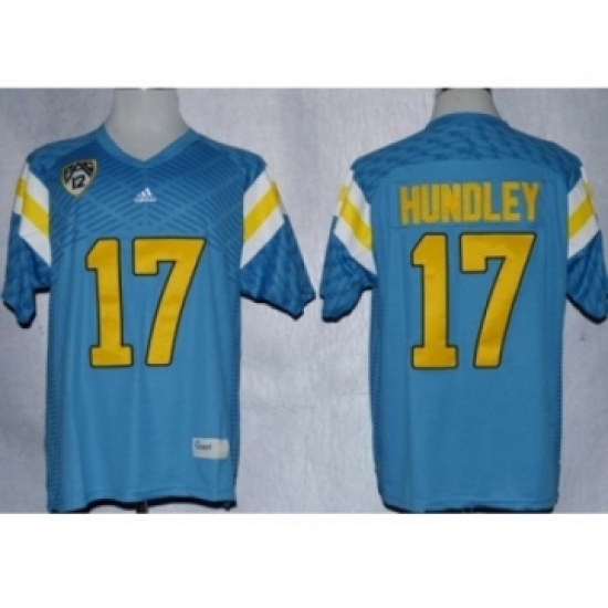 UCLA Bruins Brett Hundley 17 Techfit College Football Jersey Light Blue - Ujersey