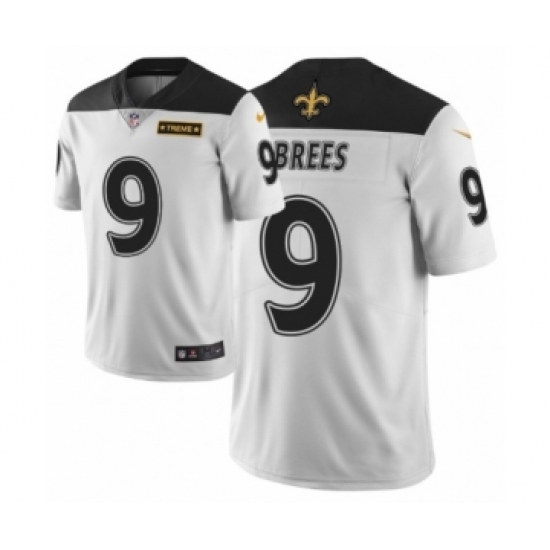 Men New Orleans Saints #9 Drew Brees White Nike City Edition Jersey - Ujersey