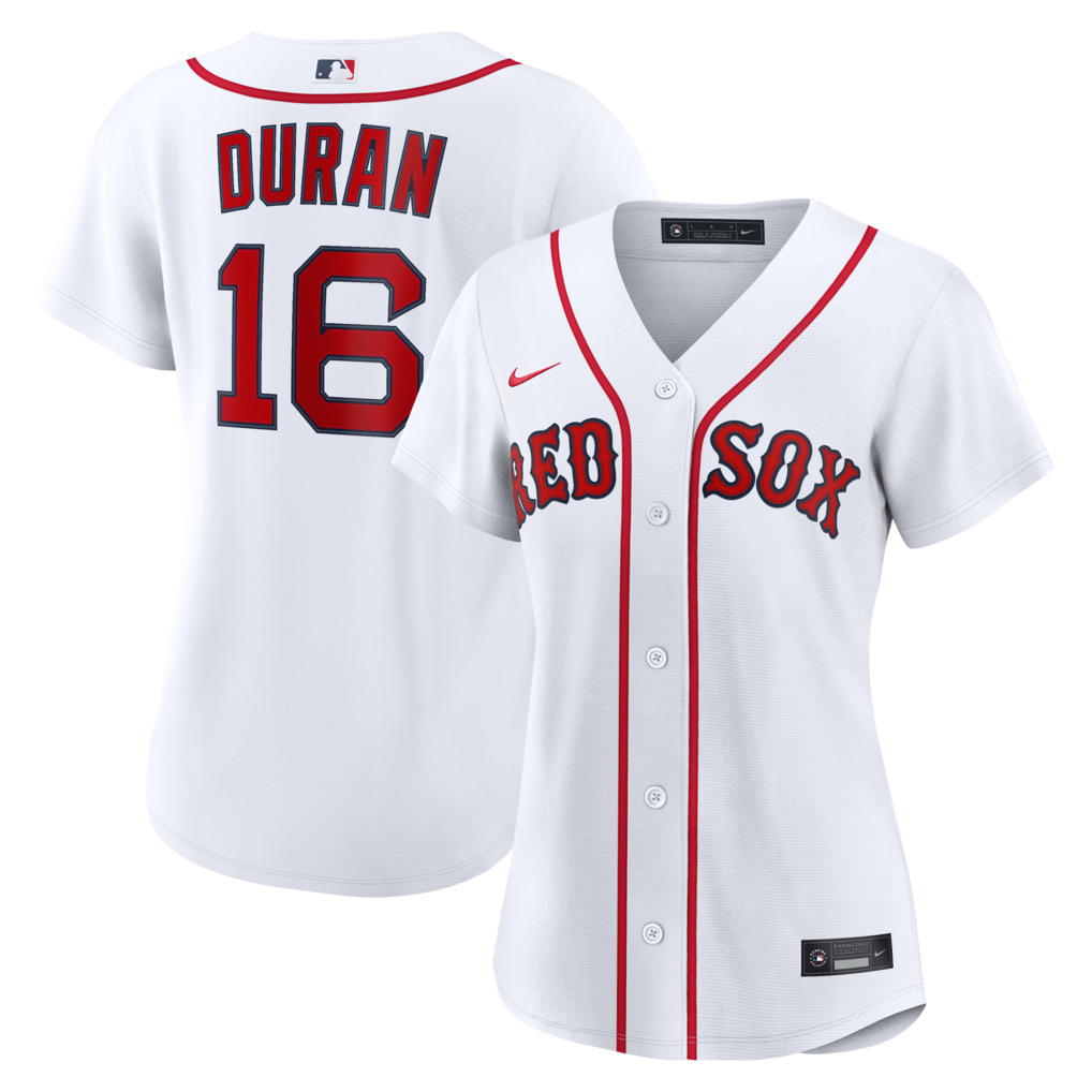 Women's Boston Red Sox Jarren Duran Nike White Home Replica Player Jersey - Ujersey
