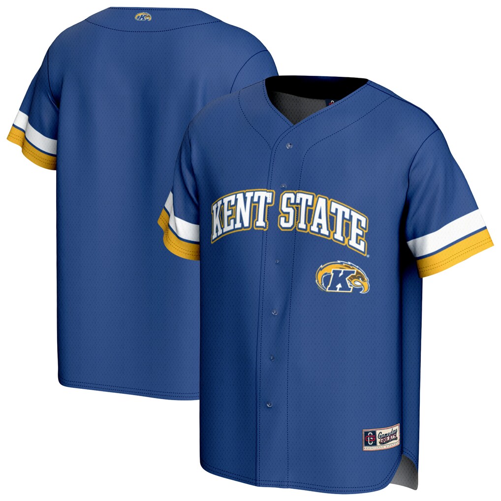Youth GameDay Greats Navy Kent State Golden Flashes Spirit Baseball Jersey - ujerseystore