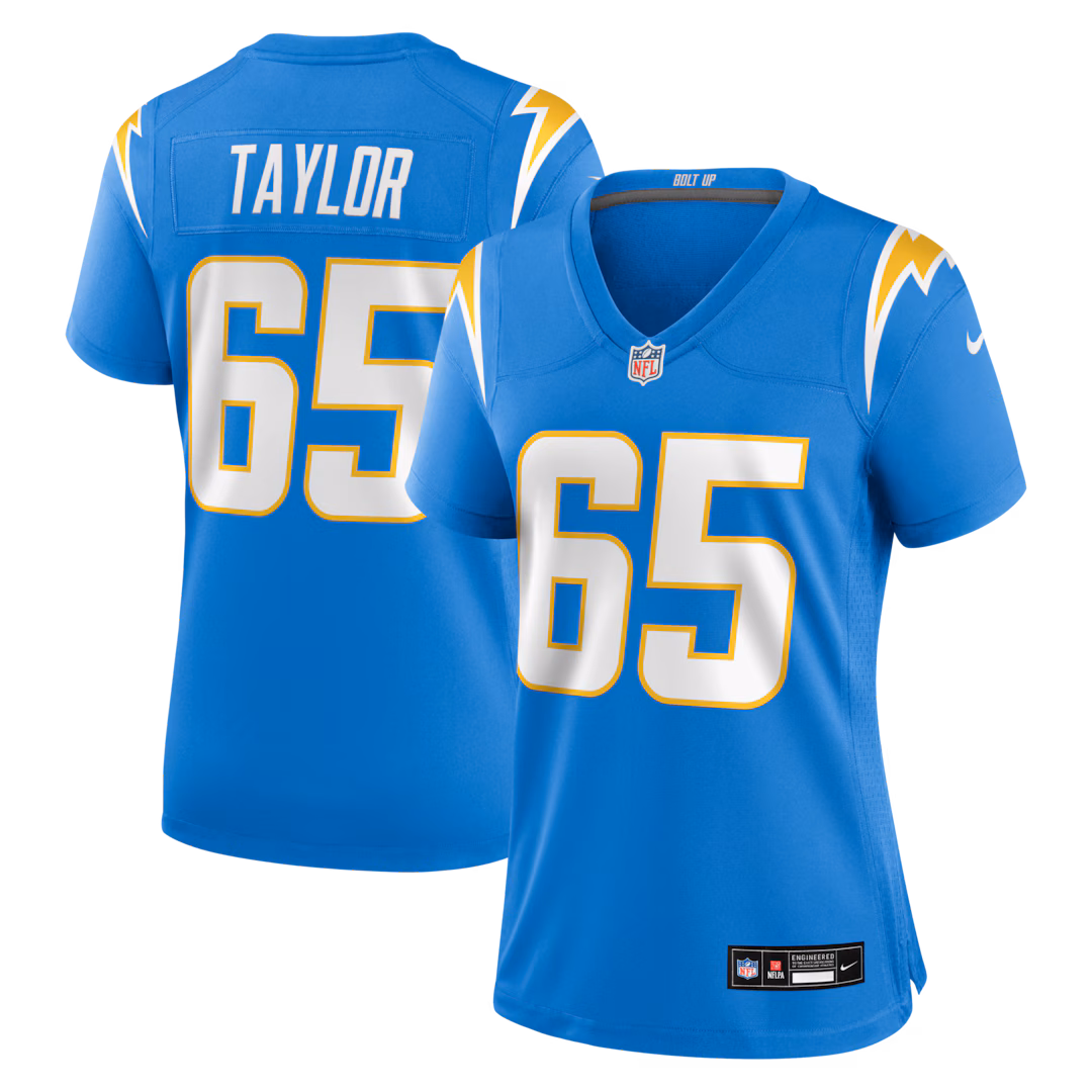Women's Los Angeles Chargers Logan Taylor Nike Powder Blue Team Game Jersey