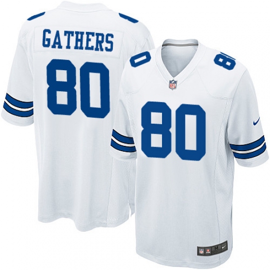 Men's Nike Dallas Cowboys #80 Rico Gathers Game White NFL Jersey - Ujersey