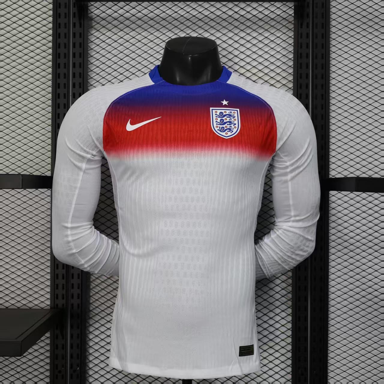 England Soccer Jersey Home Long Sleeve Shirt 2025 - Ujersey NHL