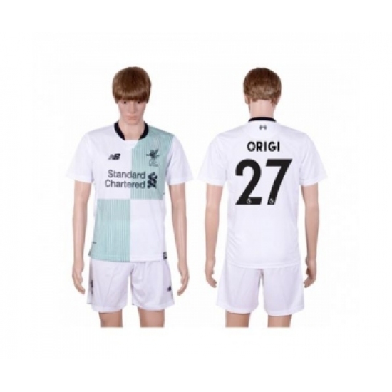 Liverpool #27 Origi Away Soccer Club Jersey