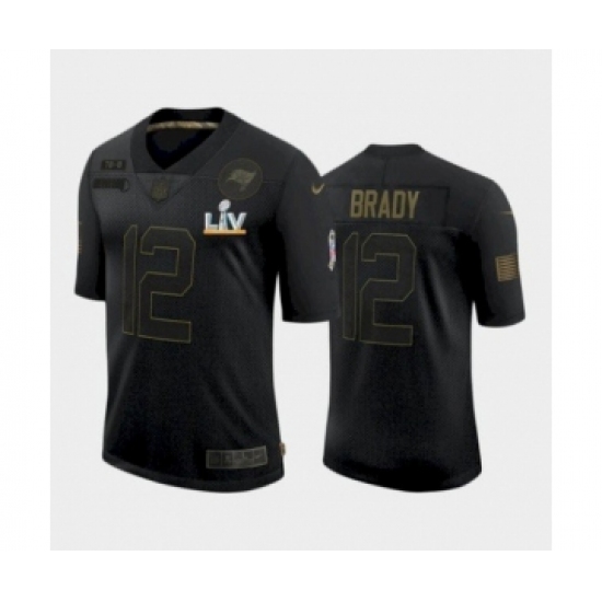 Women's Tampa Bay Buccaneers #12 Black Jersey 2021 Super Bowl LV - Ujersey