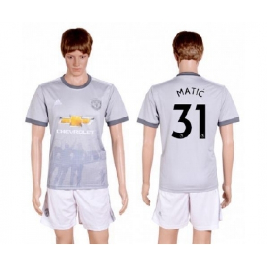 Manchester United #31 Matic Sec Away Soccer Club Jersey