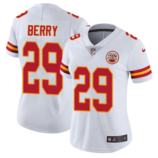 Women's Nike Kansas City Chiefs #29 Eric Berry White Vapor Untouchable Limited Player NFL Jersey - Ujersey