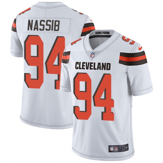 Youth Nike Cleveland Browns #94 Carl Nassib White Vapor Untouchable Limited Player NFL Jersey - Ujersey