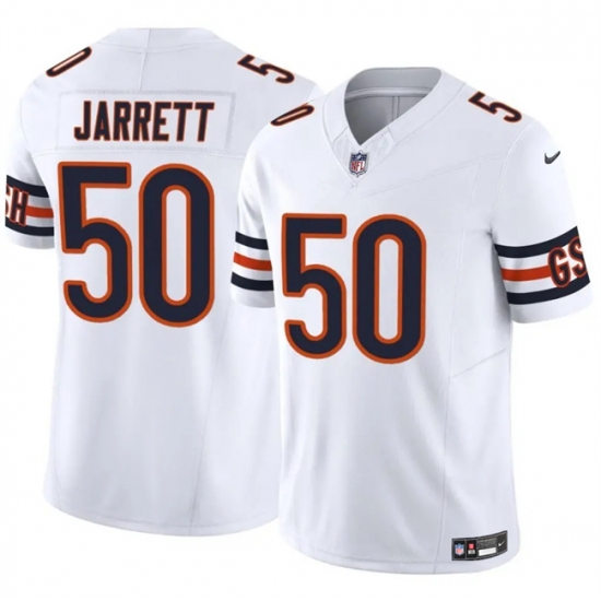 Men's Chicago Bears #50 Grady Jarrett White 2025 F.U.S.E. Vapor Untouchable Limited Stitched Football Jersey - Ujersey