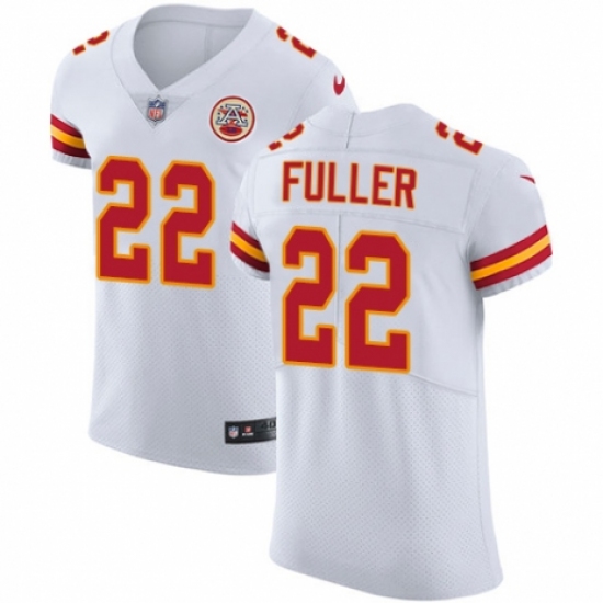Men's Nike Kansas City Chiefs #22 Robert Golden White Vapor Untouchable Elite Player NFL Jersey - Ujersey