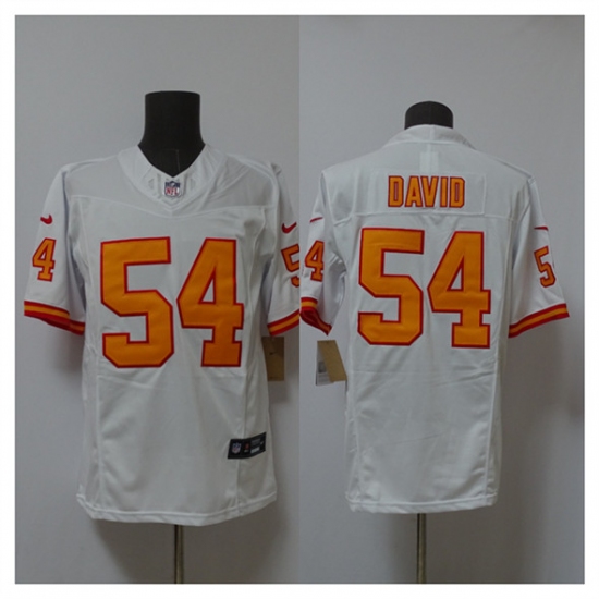 Men's Tampa Bay Buccaneers #54 Lavonte David White 2025 F.U.S.E. Vapor Limited Football Stitched Jersey - Ujersey